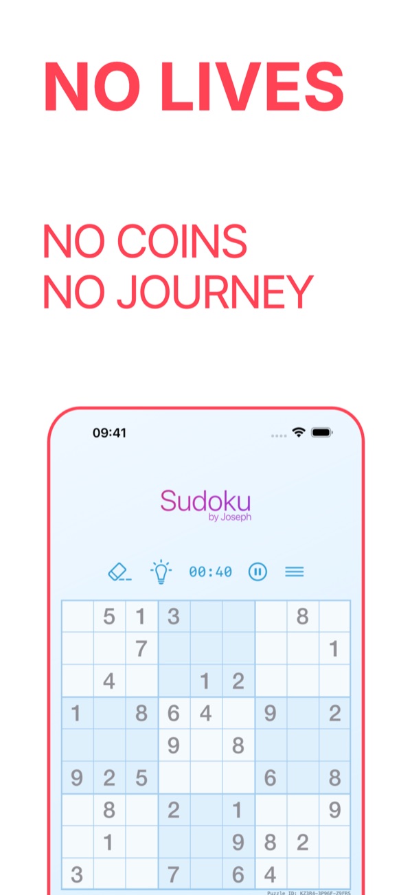Sudoku game with no lives and no coins — mistake-friendly solving in Sudoku by Joseph